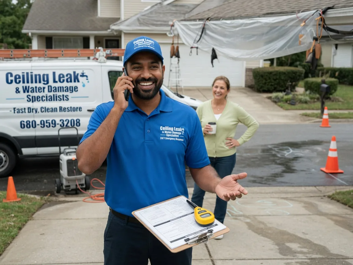 Ceiling Leak Cleanup Hines, IL FAQs